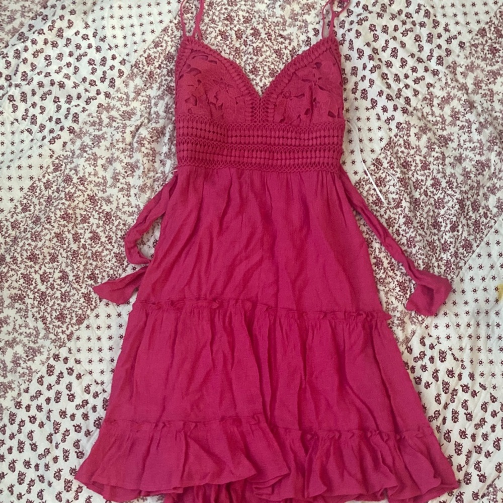 Tilly's Pink Backless Dress